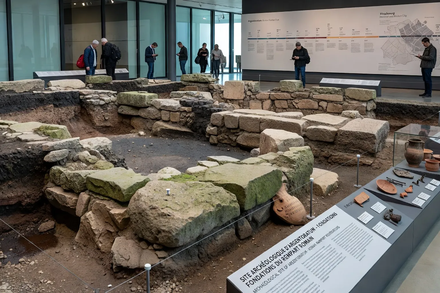 Fondations romaines d’Argentoratum sous Strasbourg