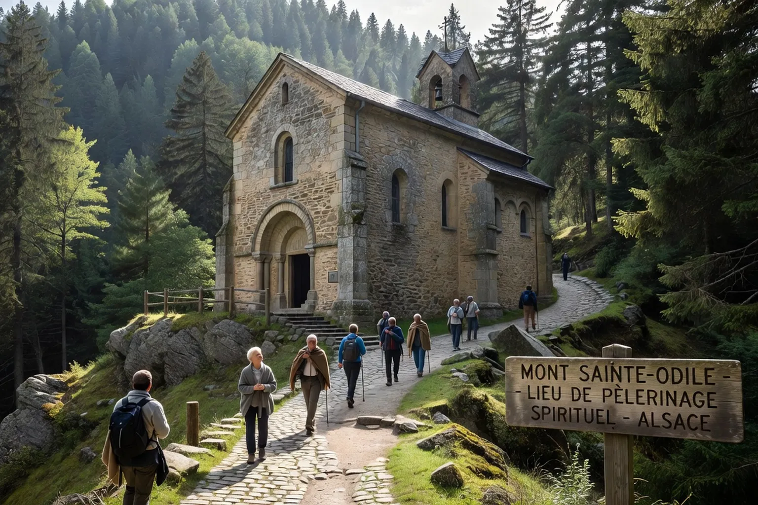 Chapelle Sainte-Odile sur le Mont, lieu de pèlerinage