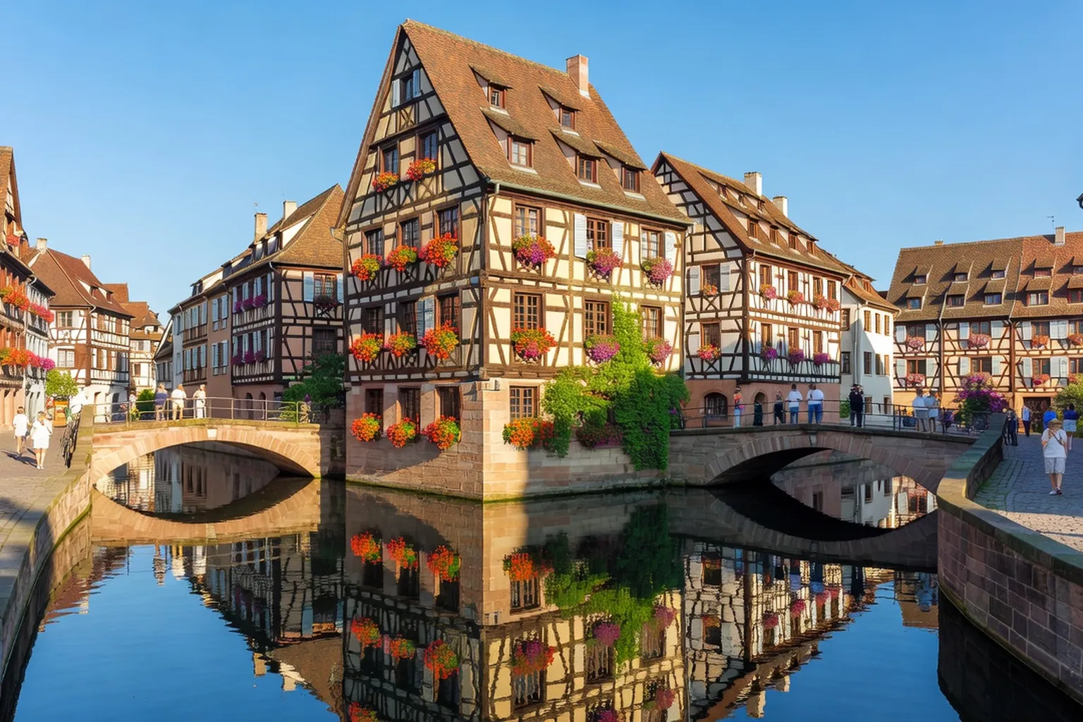 Quartier de la Petite France à Strasbourg