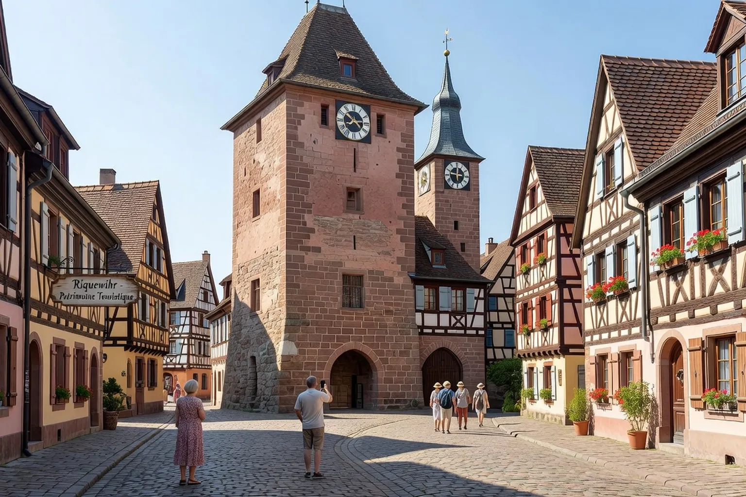 Tour du Dolder à Riquewihr, porte médiévale alsacienne
