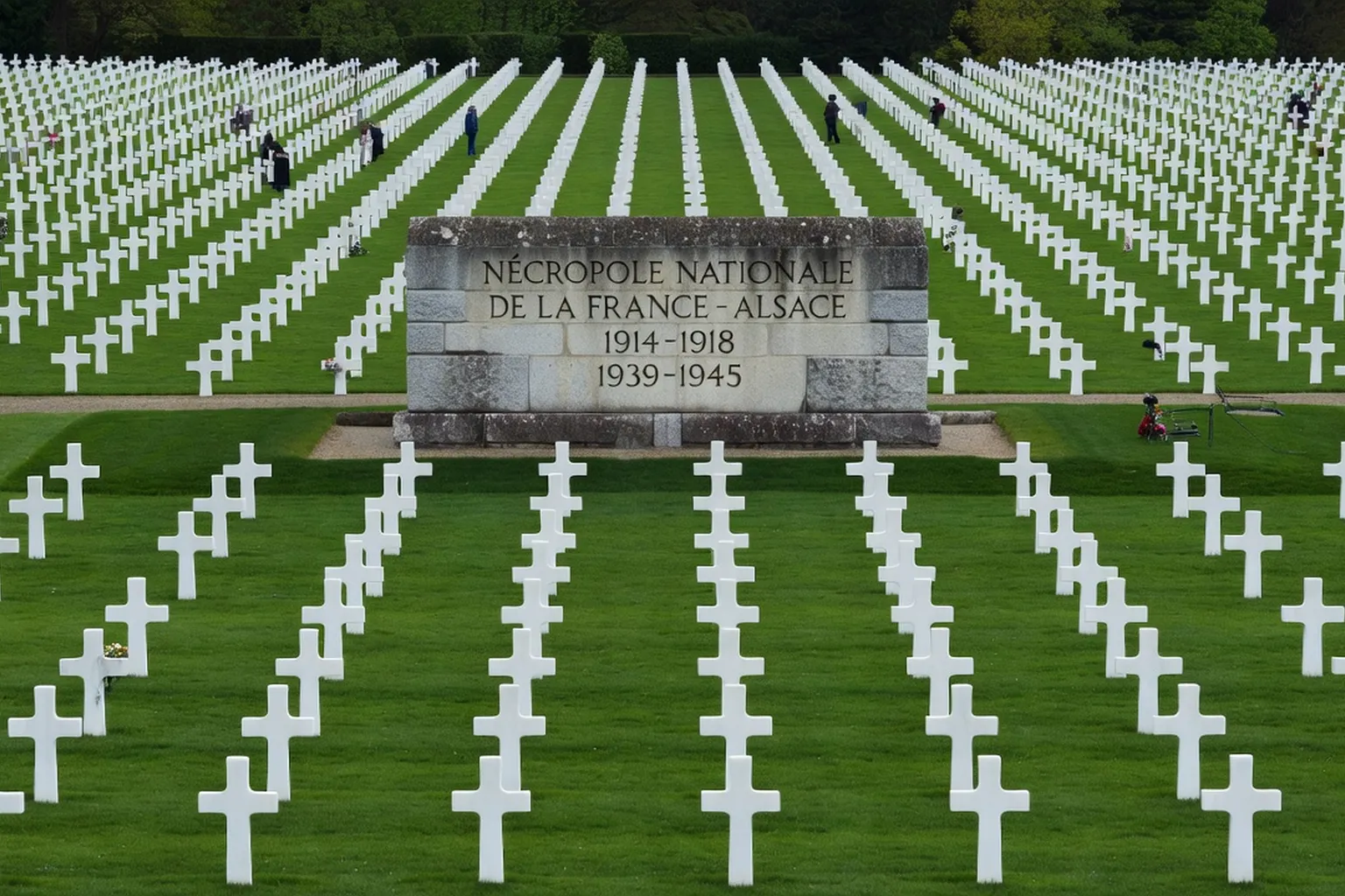 Cimetières militaires d'Alsace : la mémoire franco-allemande entre Rhin et Vosges