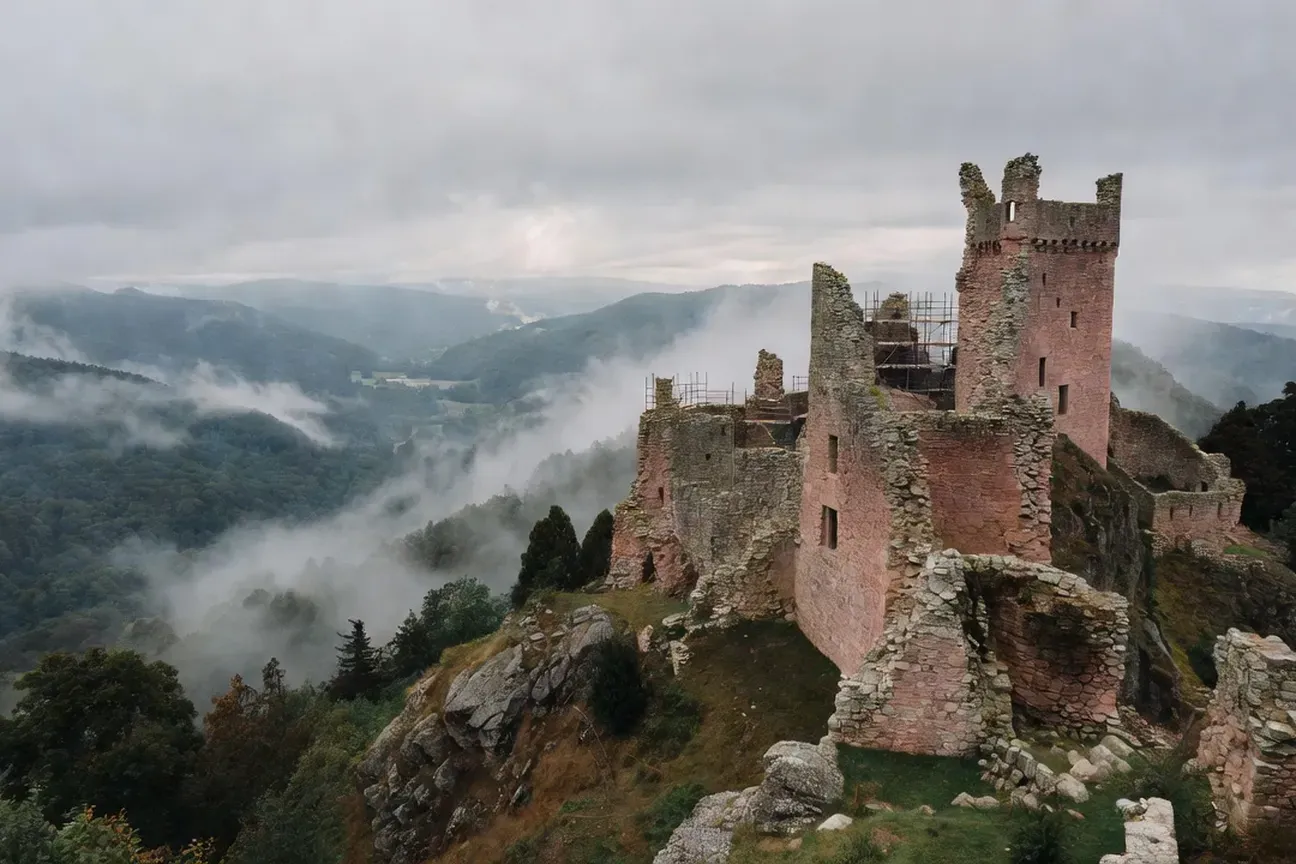 Restaurer ou laisser en ruine : entretien sur la conservation des châteaux forts alsaciens