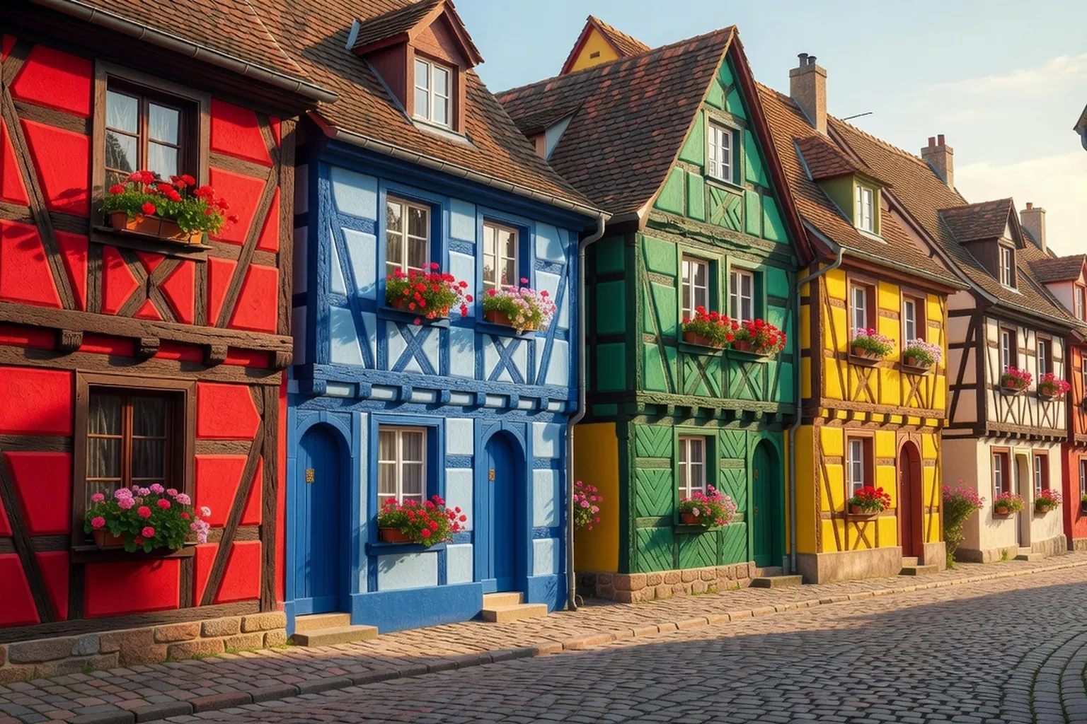 Maisons à colombages d'Alsace