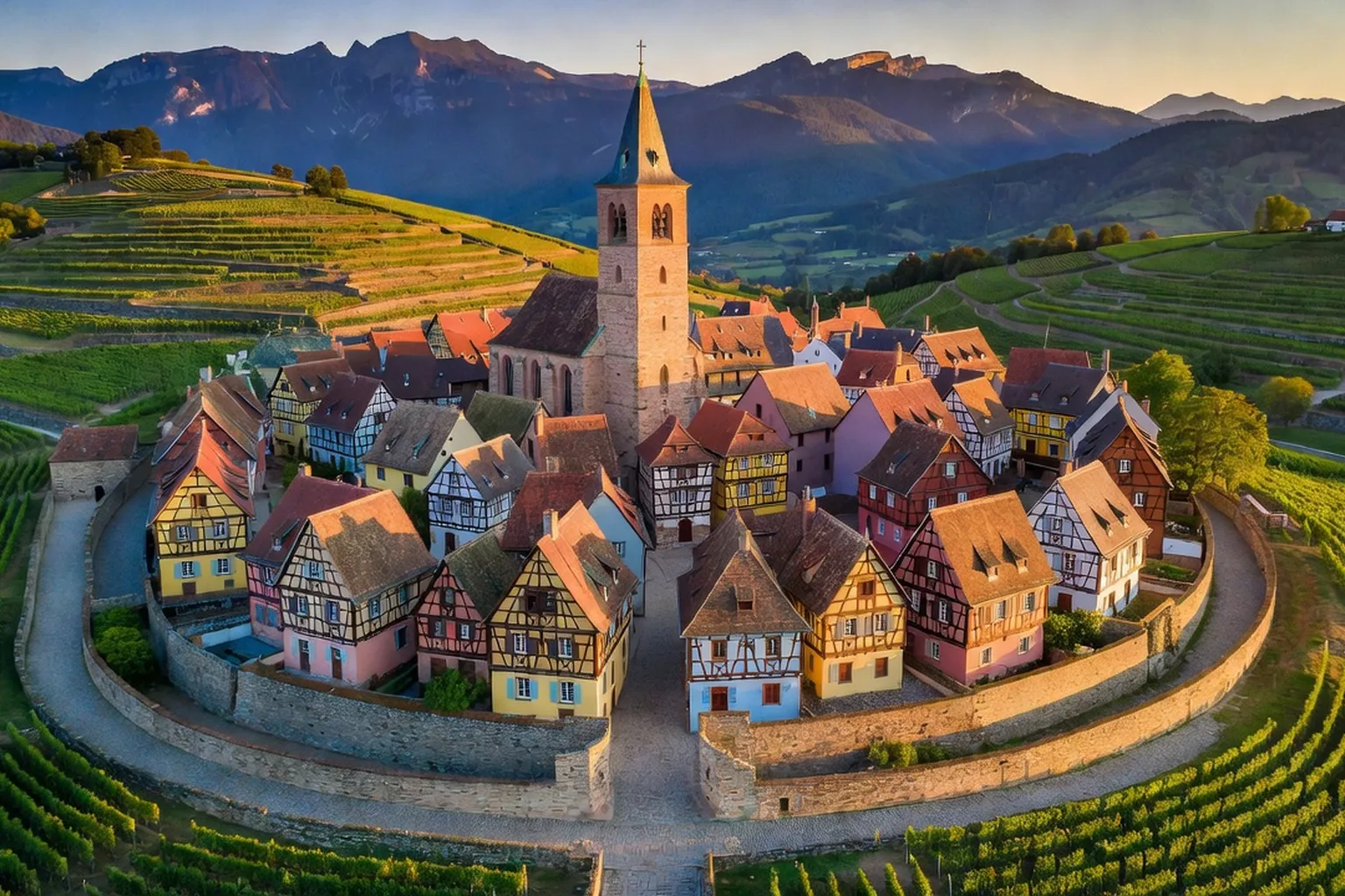 Villages patrimoine d'Alsace